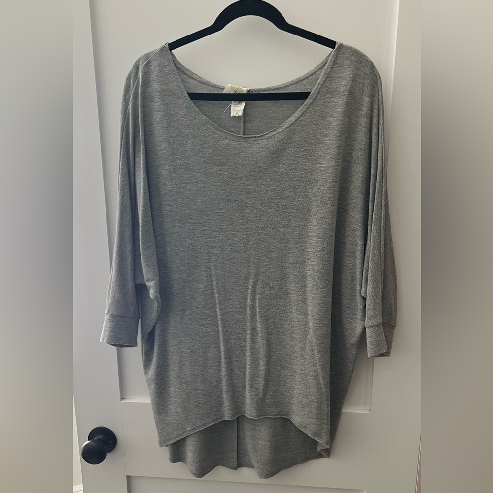 Freeloader grey Tshirt, oversized, comfy